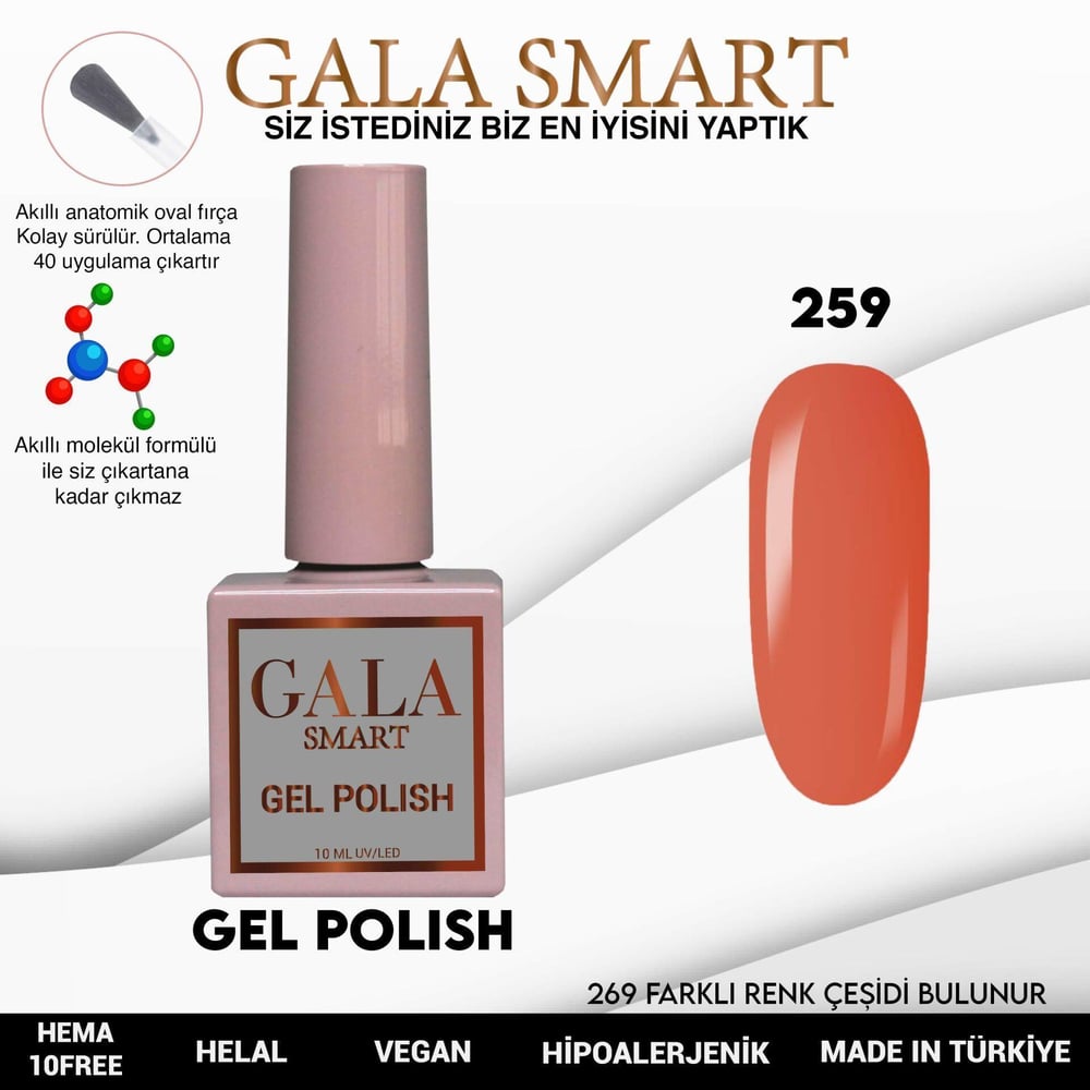 GALA SMART CLASSİC KALICI OJE 10 mle NO:259