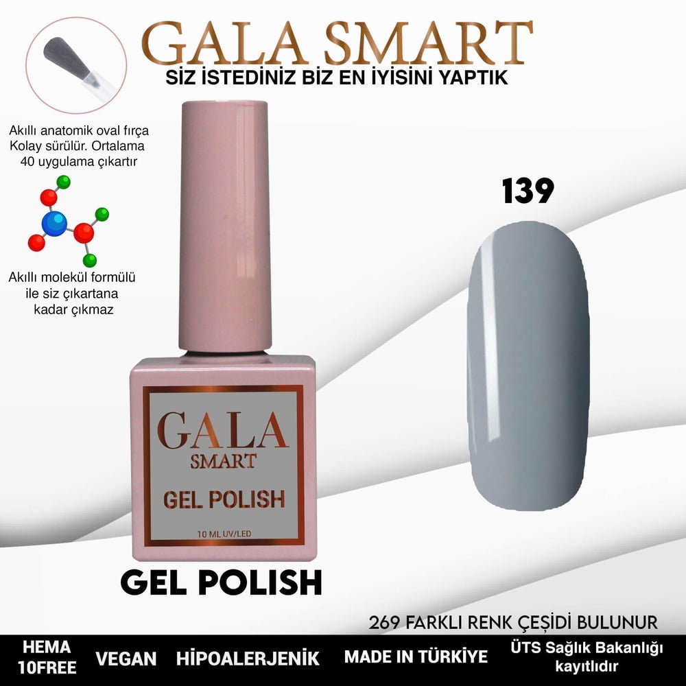 GALA SMART CLASSİC KALICI OJE 10 mle NO:139
