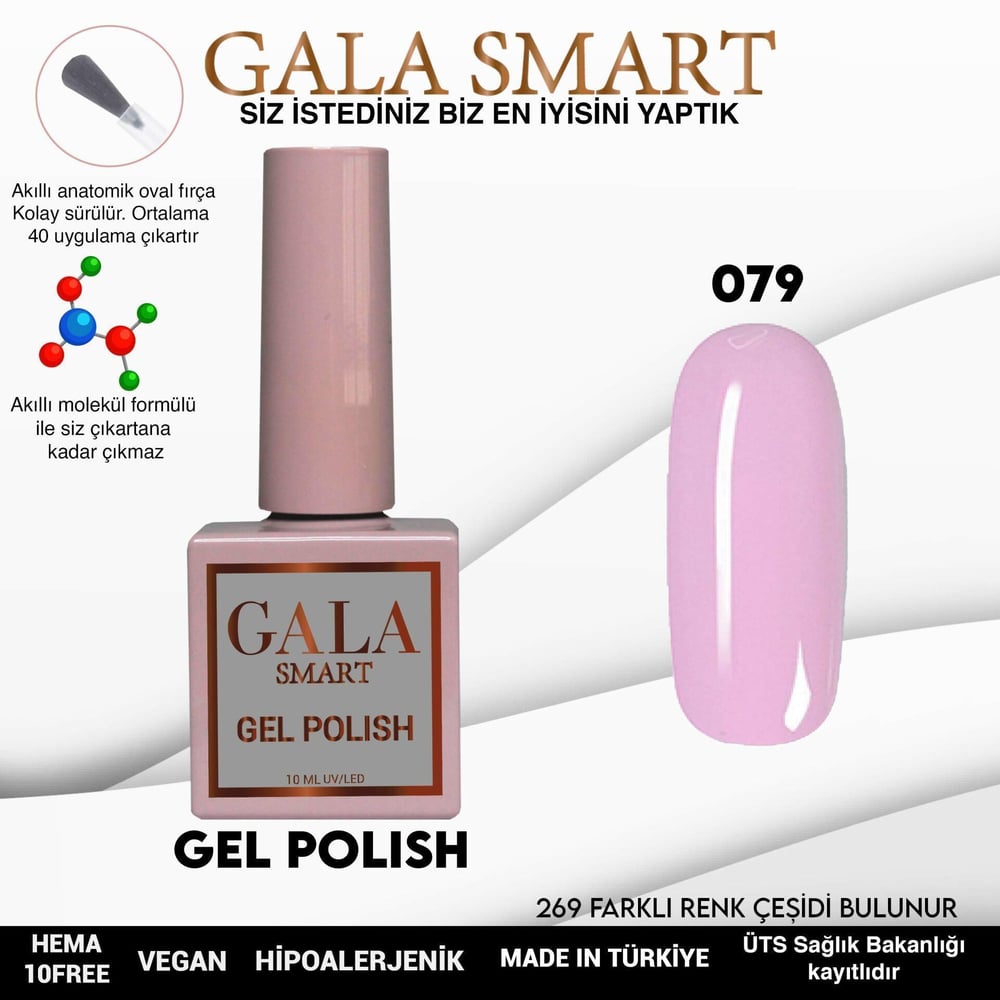 GALA SMART CLASSİC KALICI OJE 10 mle NO:079