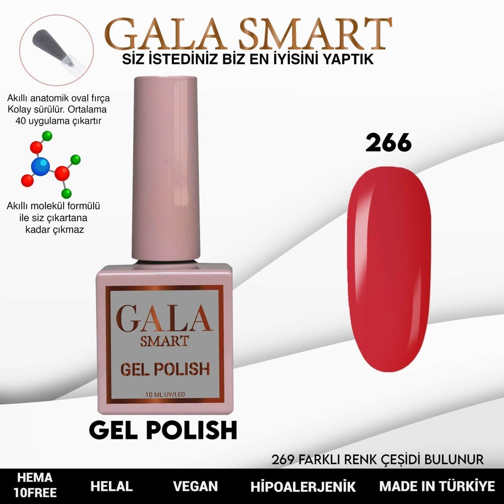 GALA SMART CLASSİC KALICI OJE 10 mle NO:266