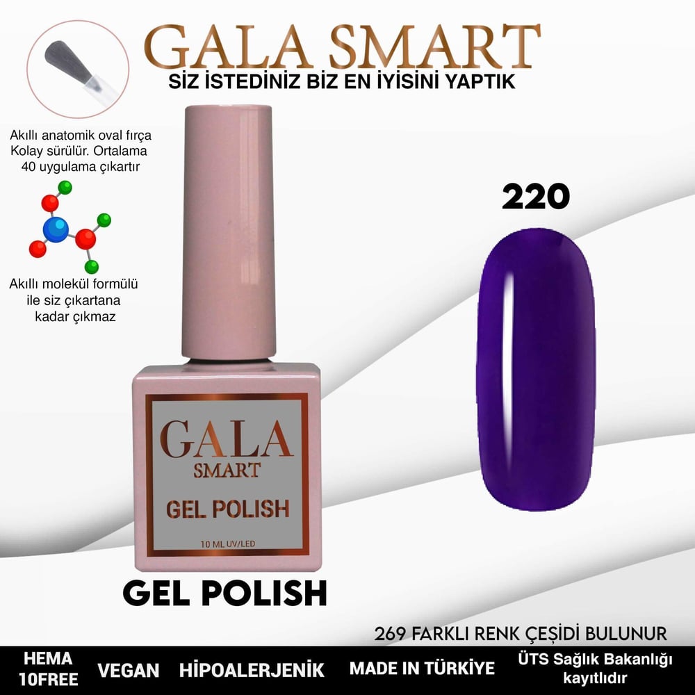 GALA SMART CLASSİC KALICI OJE 10 mle NO:220