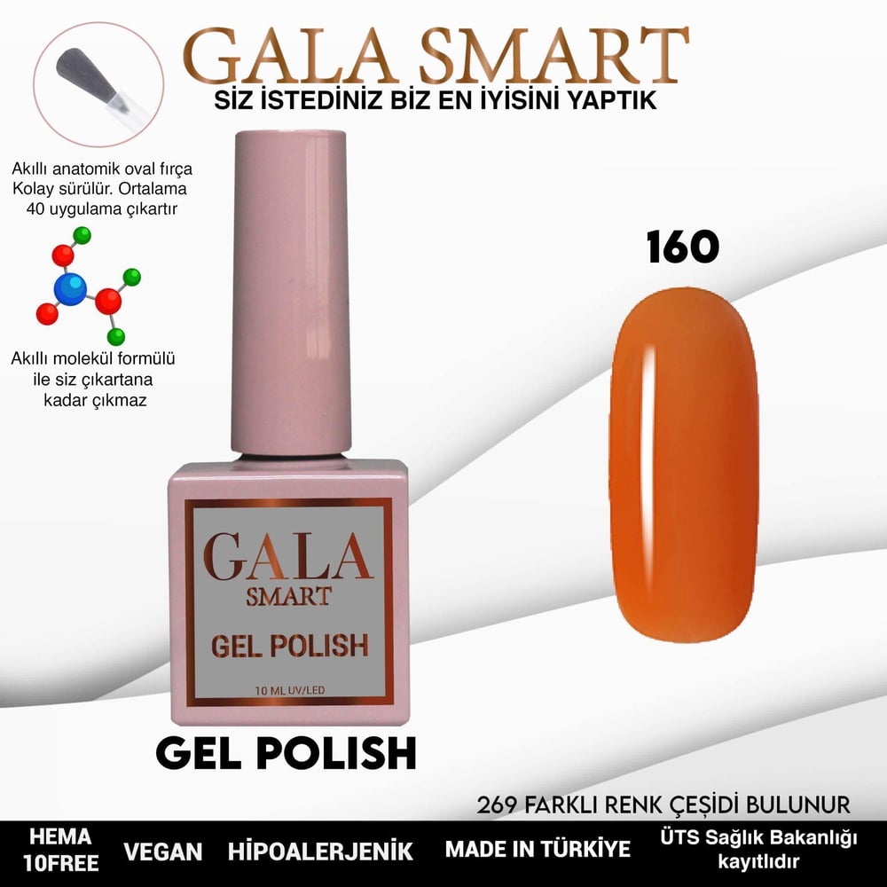GALA SMART CLASSİC KALICI OJE 10 mle NO:160
