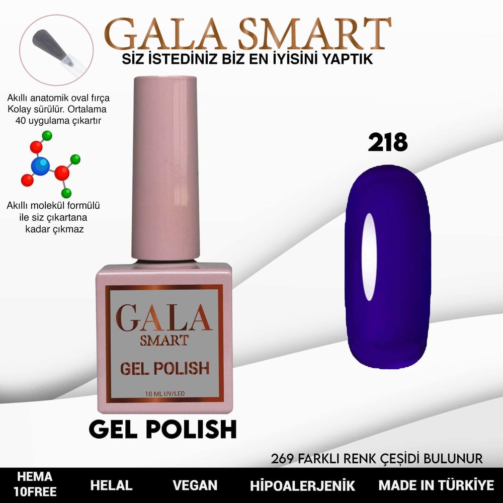 GALA SMART CLASSİC KALICI OJE 10 mle NO:218