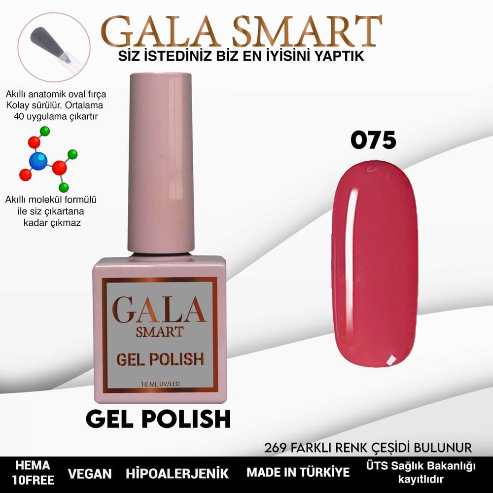 GALA SMART CLASSİC KALICI OJE 10 mle NO:075