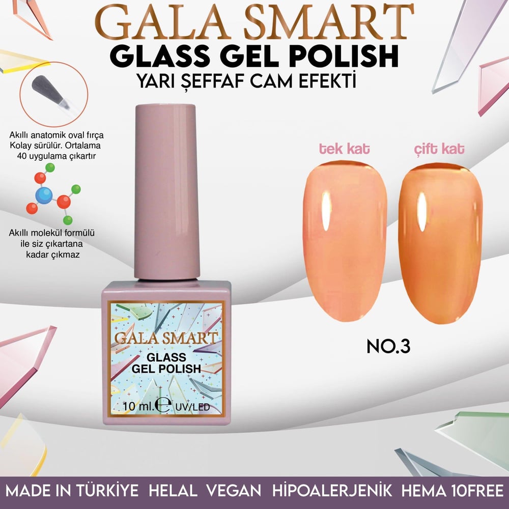 GALA SMART GLASS KALICI OJE 10 mle NO:03