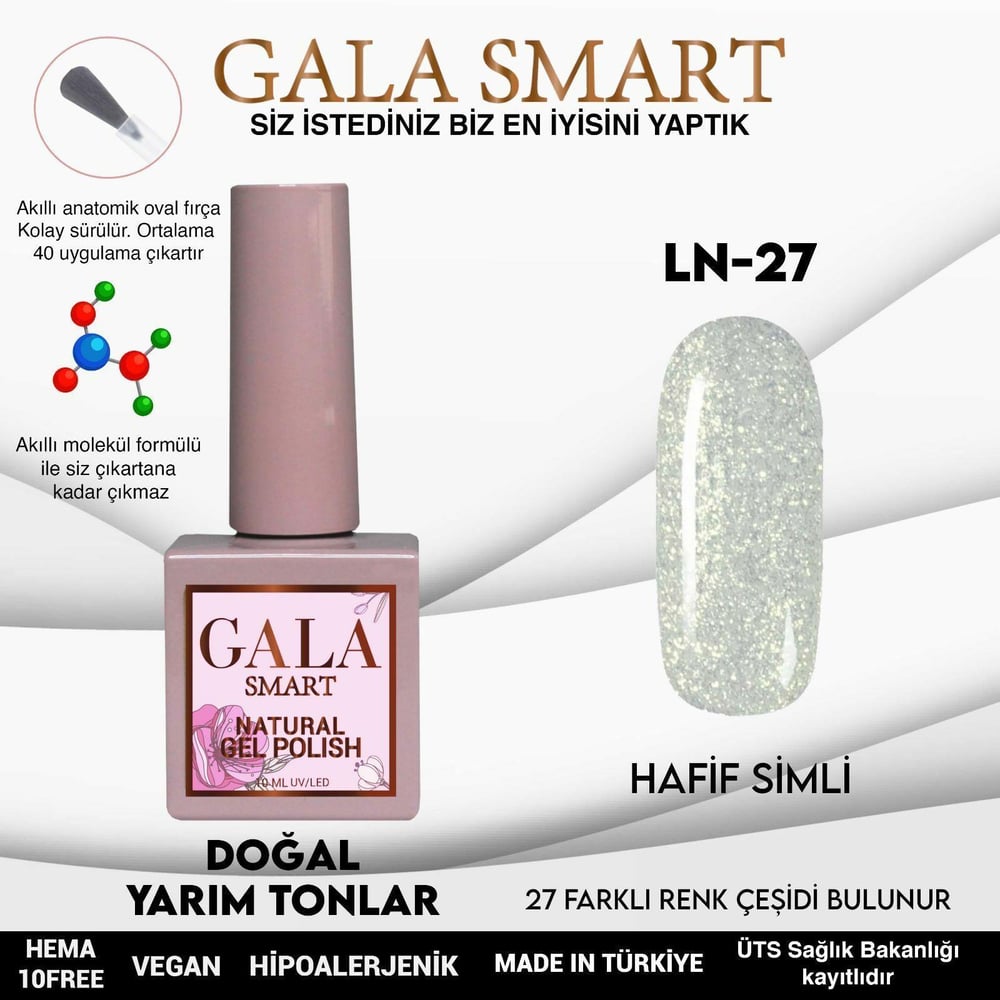 GALA SMART NATURAL KALICI OJE 10 mle LN27