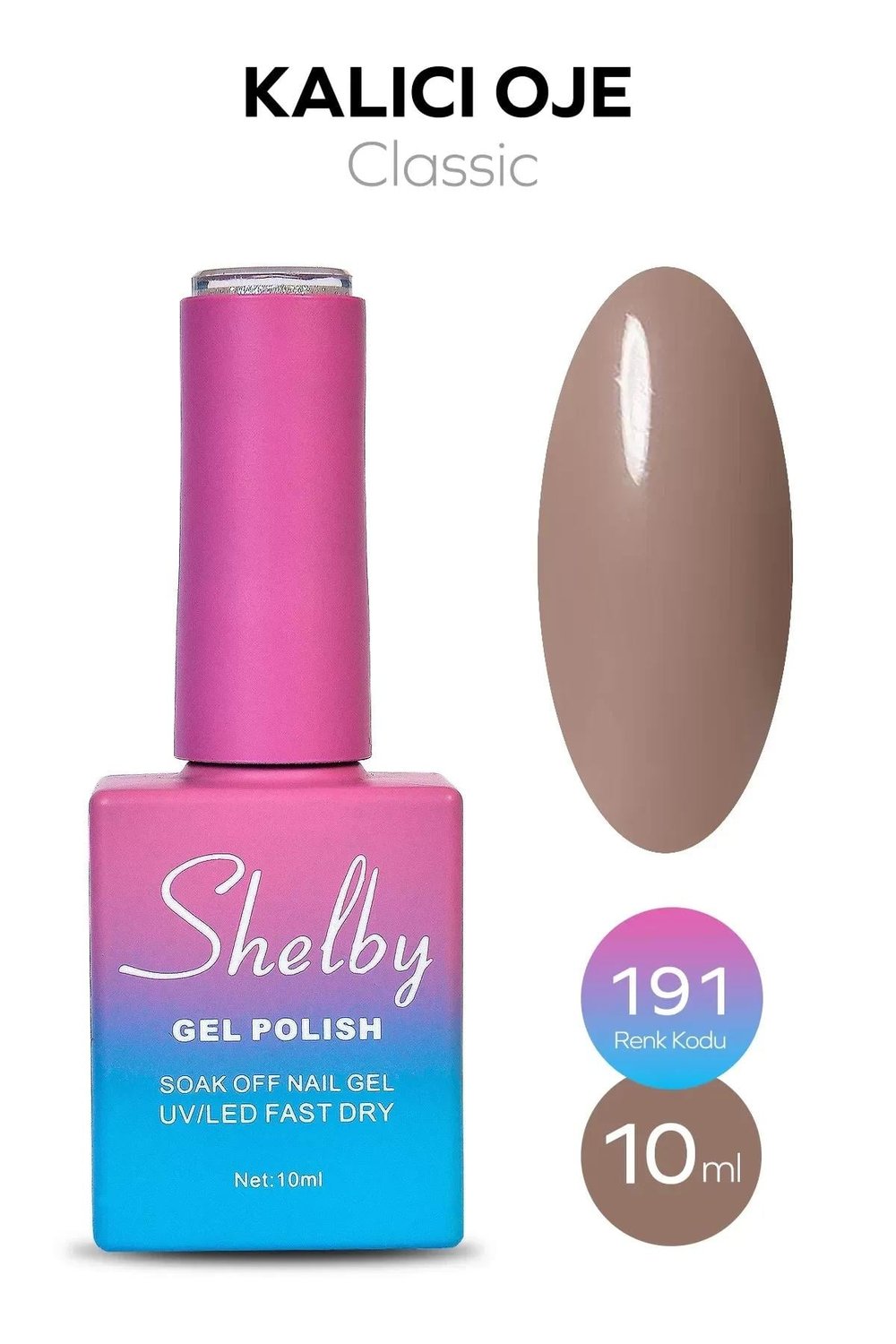 SHELBY 10 ML. A191 KALICI OJE