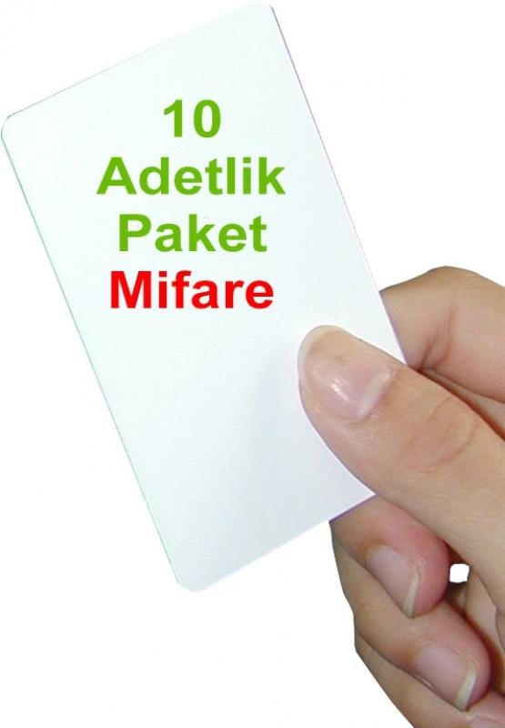 10 adet 1.Sınıf MIFARE Kart