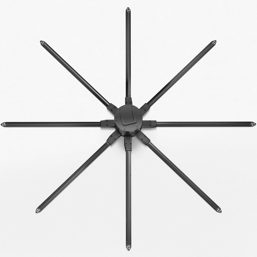 3Angle Z200 Hologram Fan 180 cm-3D LED Reklam Ekrani