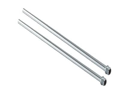 60 Cm Nipelli Düz Krom Uzatma Çubuğu
