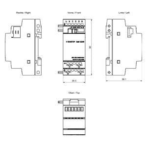 6ED1055-1HB00-0BA2 LOGO! DM8 24R Exp. mod. 2 MW, 4DI/4DO  