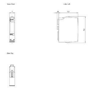 6ES7134-6HD01-0BA1 ET 200SP, AI 4xU/I 2-Wire ST, PU 1