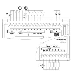 6ES7211-1AE40-0XB0 CPU 1211C, DC/DC/DC, 6DI/4DO/2AI