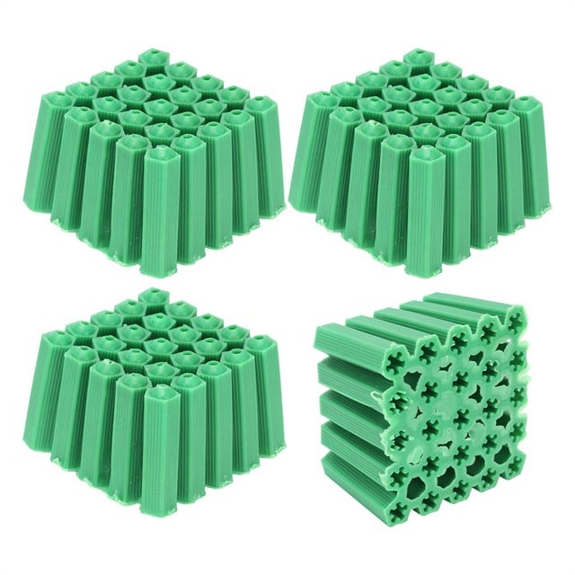 8mm Yeşil Plastik Dübel 500lü Ekonomik Paket