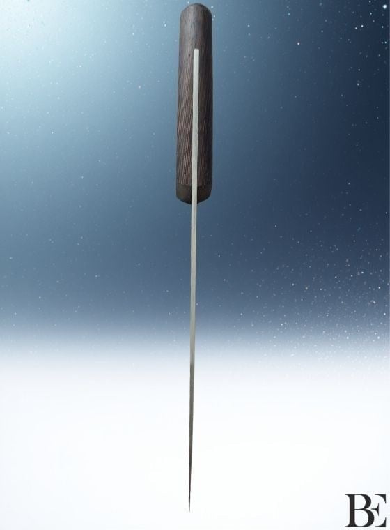 BeKnife Bemiral Bıçak No.2 16 cm 10121.16 Wenge Saplı İşlemeli Kasap Bıçağı 36mm X 160mm X 3mm