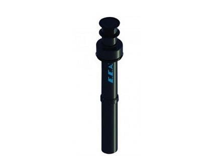 ECA Confeo Premix Dik Baca Kiti Siyah L=1280 MM Ø60/100 - Ücretsiz Sevk
