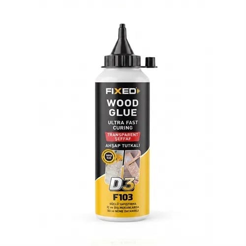 FIXED AHŞAP TUTKALI ŞEFFAF 600 GR.