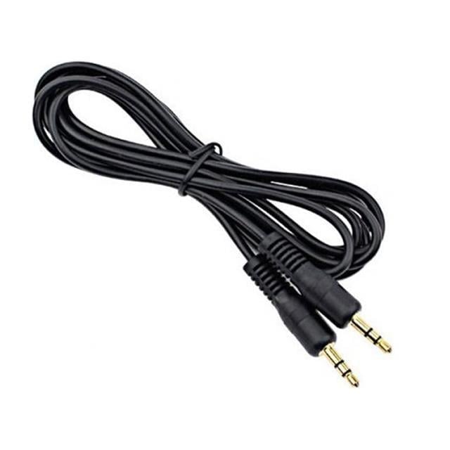 Powermaster PM-26896 Siyah 3.5 Mm Stereo Erkek-Erkek 1.5 Metre Aux Kablo