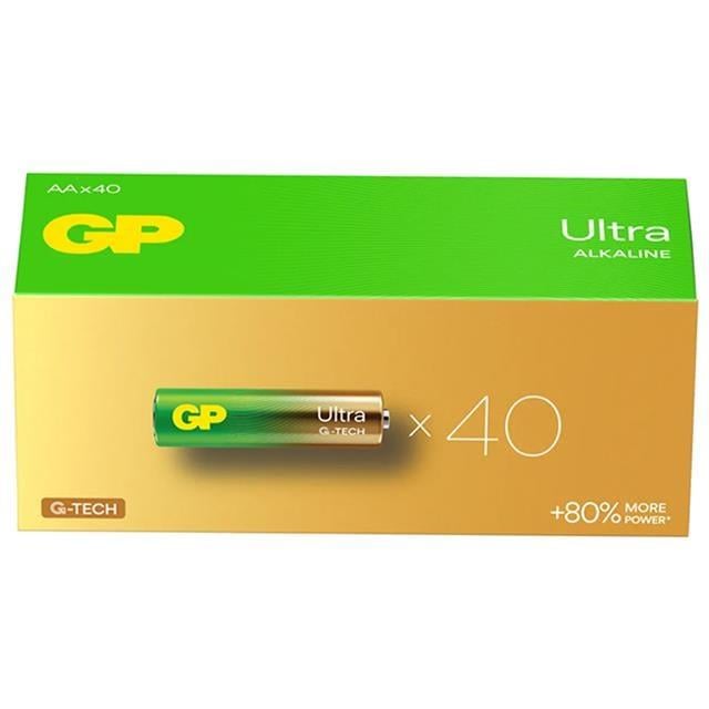 GP 15AU R6 Ultra Alkalin Kalem AA 40‘lı Paket