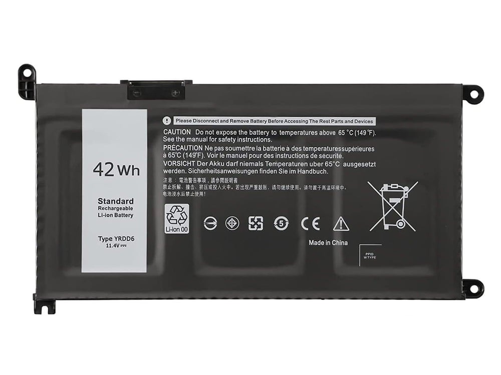HYPERLIFE Dell Inspiron 5585, 5590, YRDD6 Notebook Bataryası