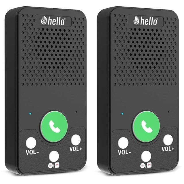 Hello D10A 1000 Mah Şarjlı İnterkom Kapalı Devre Konuşma Sistemi