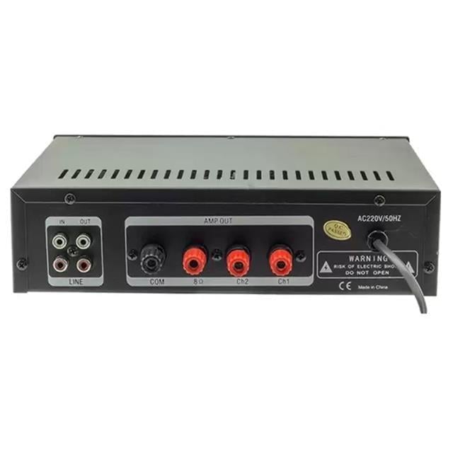 König K-100 USB-SD-Bluetooth Destekli 2 Mik. Giriş 8 Ohm 100/70v 80 Watt Trafolu Anfi