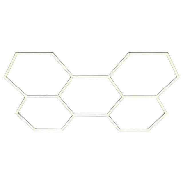 Ledx AL-RW7226 Altıgen Petek 240W Beyaz Led Armatür Garaj Dekoratif Aydınlatma