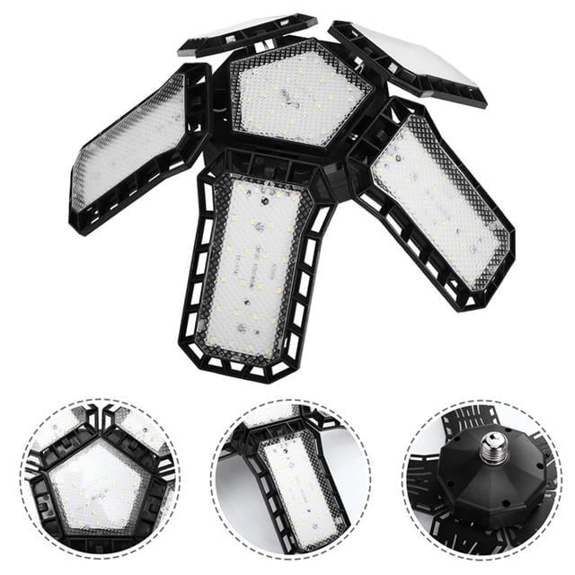 Ledx Ayarlanabilir Açılı 5 Kanatlı 148 Smd Ledli Galaxy Projektör Işığı 60W 6600 Lumen E27 32cm Çap