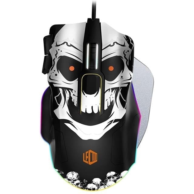 Lenovo Lecoo MG1102 8200 DPI 10 Makro Tuşlu Kablolu RGB Ledli Gaming Mouse + Mousepad