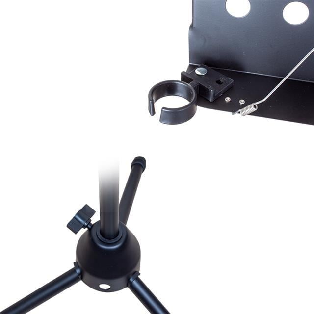 Magicvoice MV-19498 Katlanabilir Tripod Nota Sehpası Perfore Standı Konser Orkestra Tipi Yükseklik Ayarlı (50-150CM)