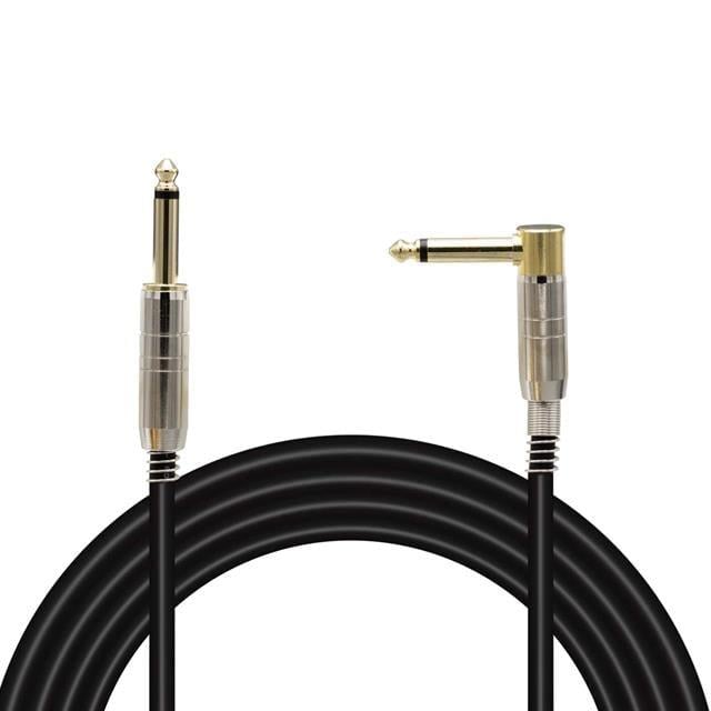 MagicVoice LD377 2 Metre 6.35mm Mono Erkek Jak (TS) L Tipi Ses Kablosu Metal Jack
