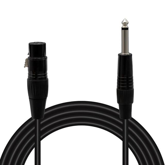 MagicVoice LD379 1.5 Metre Canon XLR Dişi - 6.35mm Mono Erkek Mikrofon Ses Kablosu