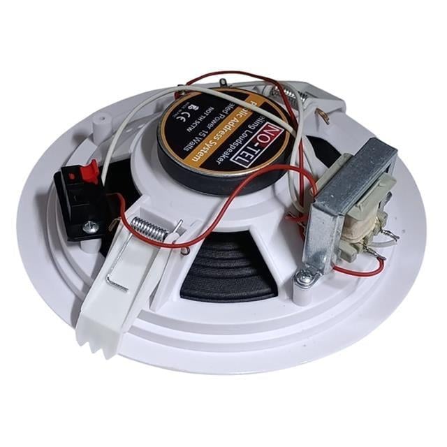 No-Tel Not Th 5Ctw 5 13 Cm 10 Watt Beyaz Alçıpan Trafolu Hoparlör