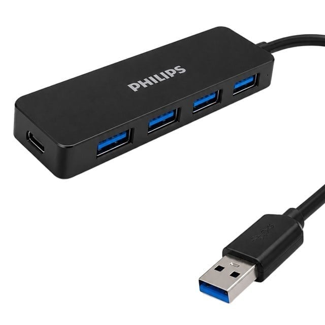 Philips SWR1603C/93 USB-C 3.0 to 4 Port USB 3.0 Hub Çoklayıcı