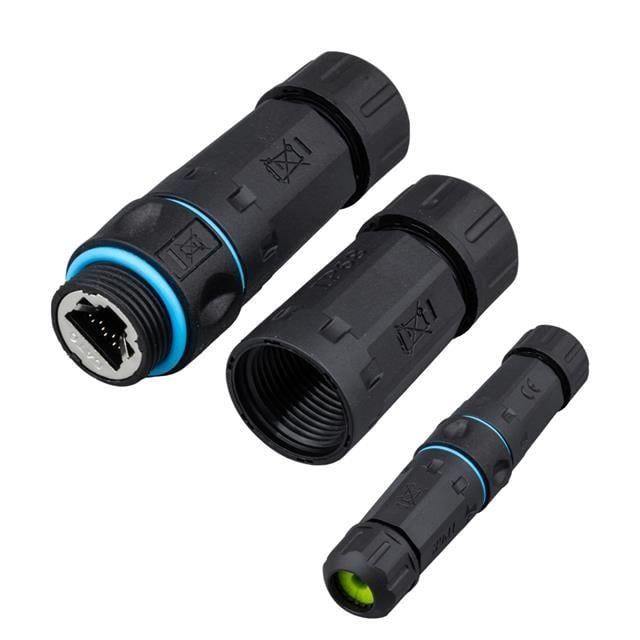 PowerMaster PM-24591 Dişi - Dişi IP68 Su Geçirmez RJ45 Konnektör