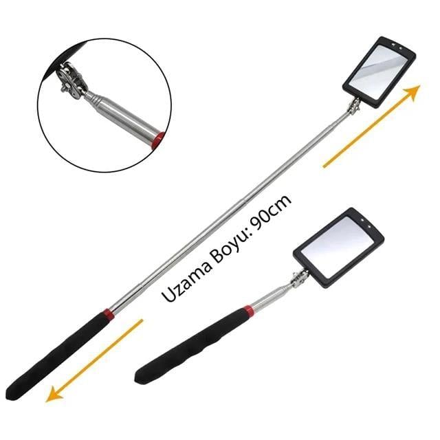 PowerMaster PM-26176 Teleskopik Katlanır Ayna