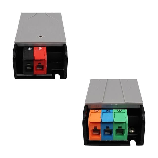 PowerMaster PM-26838 12 Volt 5 Amper 60 Watt Slim Metal Kasa Adaptör Voltaj Göstergeli 148x43x27mm