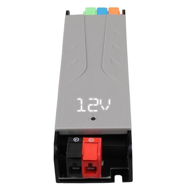 PowerMaster PM-26843 12/24/36/48 Volt 4 Amper 100 Watt Metal Kasa Kademeli Adaptör Voltaj Göstergeli 148x43x27mm