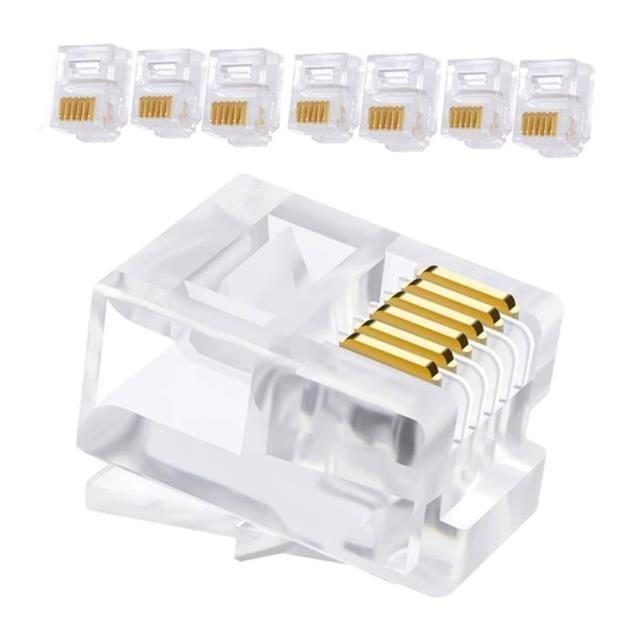 PowerMaster Telefon Soketi 6P/6C (100lü Paket)