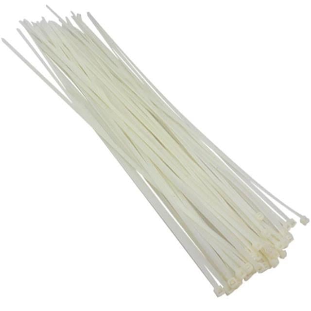 Powermaster 20 Cm 3.6 Mm Kablo Bağı Beyaz (100'lü Paket)