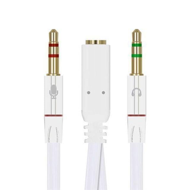 Powermaster Kulaklık Mikrofon Hoparlör Çevirici Ayırıcı Kablo 20 Cm