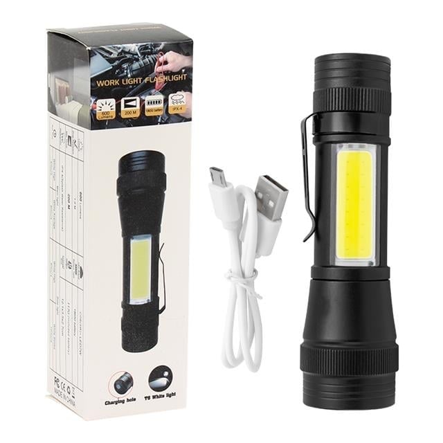 Powermaster Metal Su Geçirmez 3400 Lümen Power Ledli Şarjlı El Feneri PM-14622
