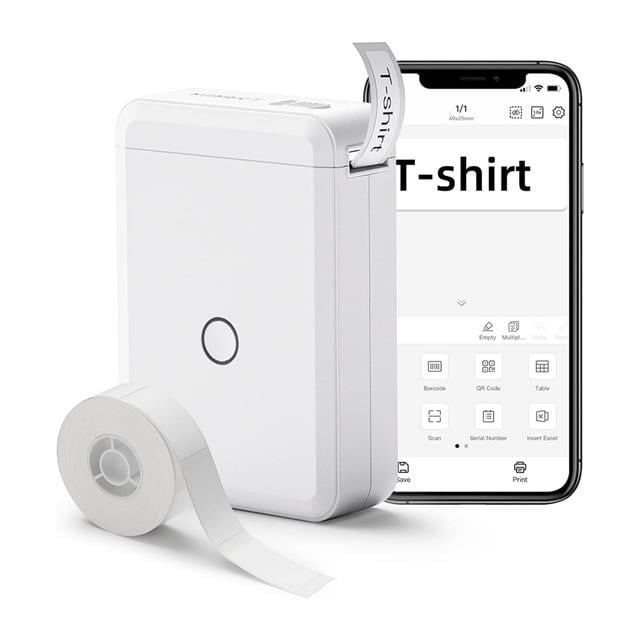 Powermaster PM-20343 Kablosuz Taşınabilir Bluetoothlu Etiket Makinesi