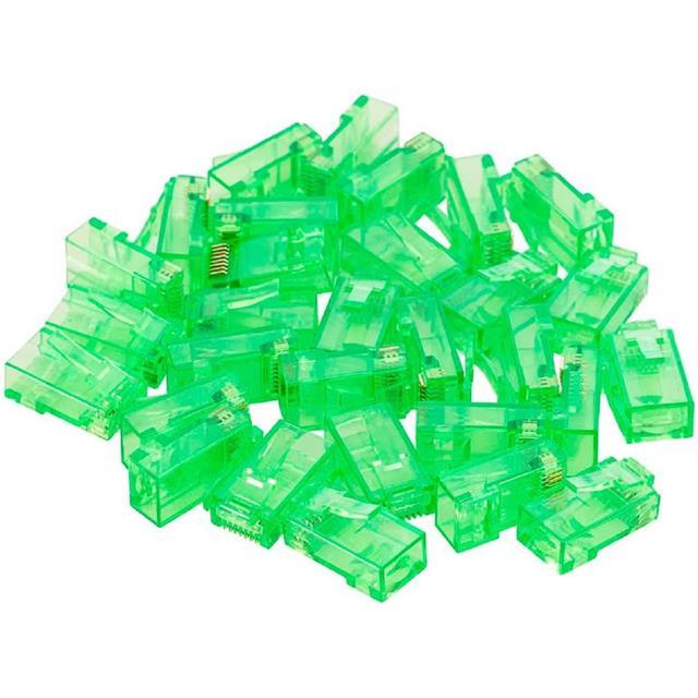 Powermaster PM-22703 RJ45 CAT6 8P/8C Yeşil Soket (100lü Paket)