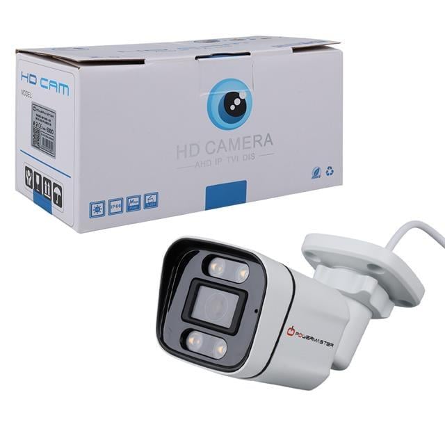 Powermaster PM-6380 2MP H265 + Poe Metal Kasa Ip Kamera Uniview