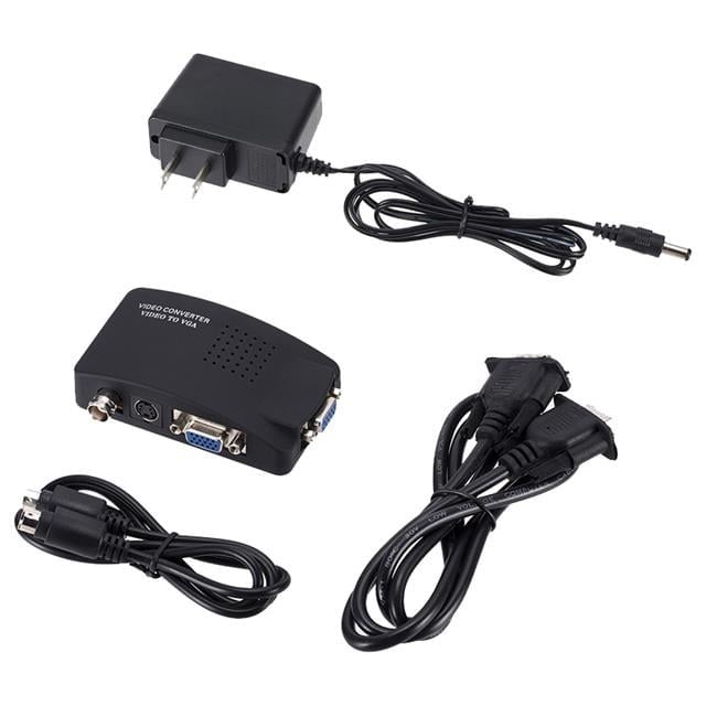 Powermaster PM-983 BNC S-Video VGAdan VGAya Görüntü Dönüştürücü 1080P Destekli