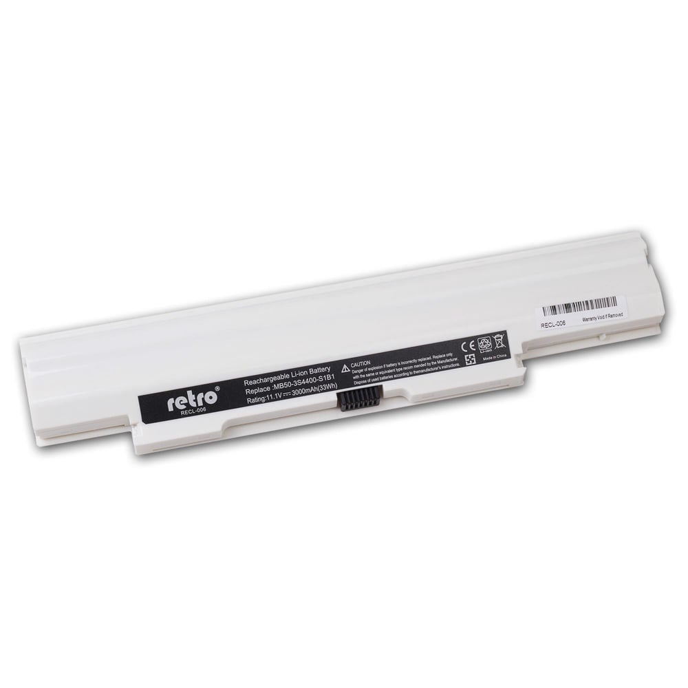 RETRO Casper MB50, Vestel MB50 Notebook Bataryası - Beyaz - 3 Cell - 32Wh