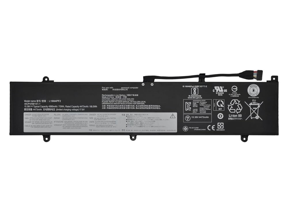 RETRO Lenovo IdeaPad Slim 7-15IMH05, L19M4PF2 Notebook Bataryası