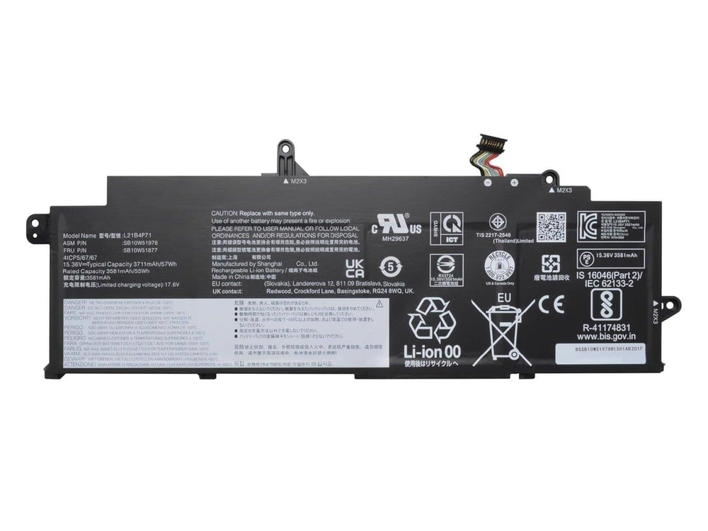 RETRO Lenovo ThinkPad T14s Gen3, L21B4P71 Notebook Bataryası