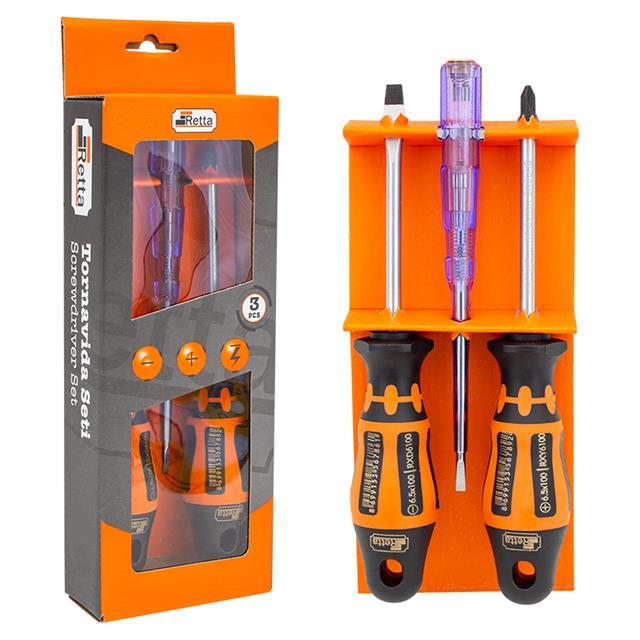 Retta RXS-3000 Tornavida Seti 3’lü Rx Serisi